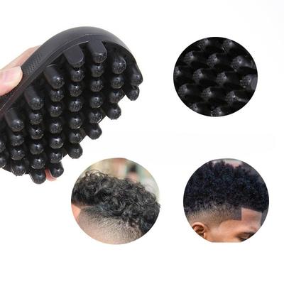 Cepillo Rizado para Trenzas de Cabello Negro Para Hombres Herramientas de Peinado Lavable Cepillo de Barbero Duradero Cepillo para Trenzar Cabello Trenza Afro