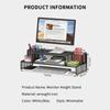 Computer Monitor Stand Elevated Hollow Cooling Laptop Rack Desktop Storage Holder Home Office Desk Computer Keyboard Organizer