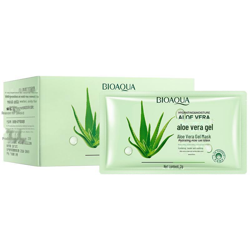 Bioaqua Увлажняющая гелевая маска-патч с алоэ вера - Увлажняющая, освежающая, нелипкая, не требует смывания New 2g