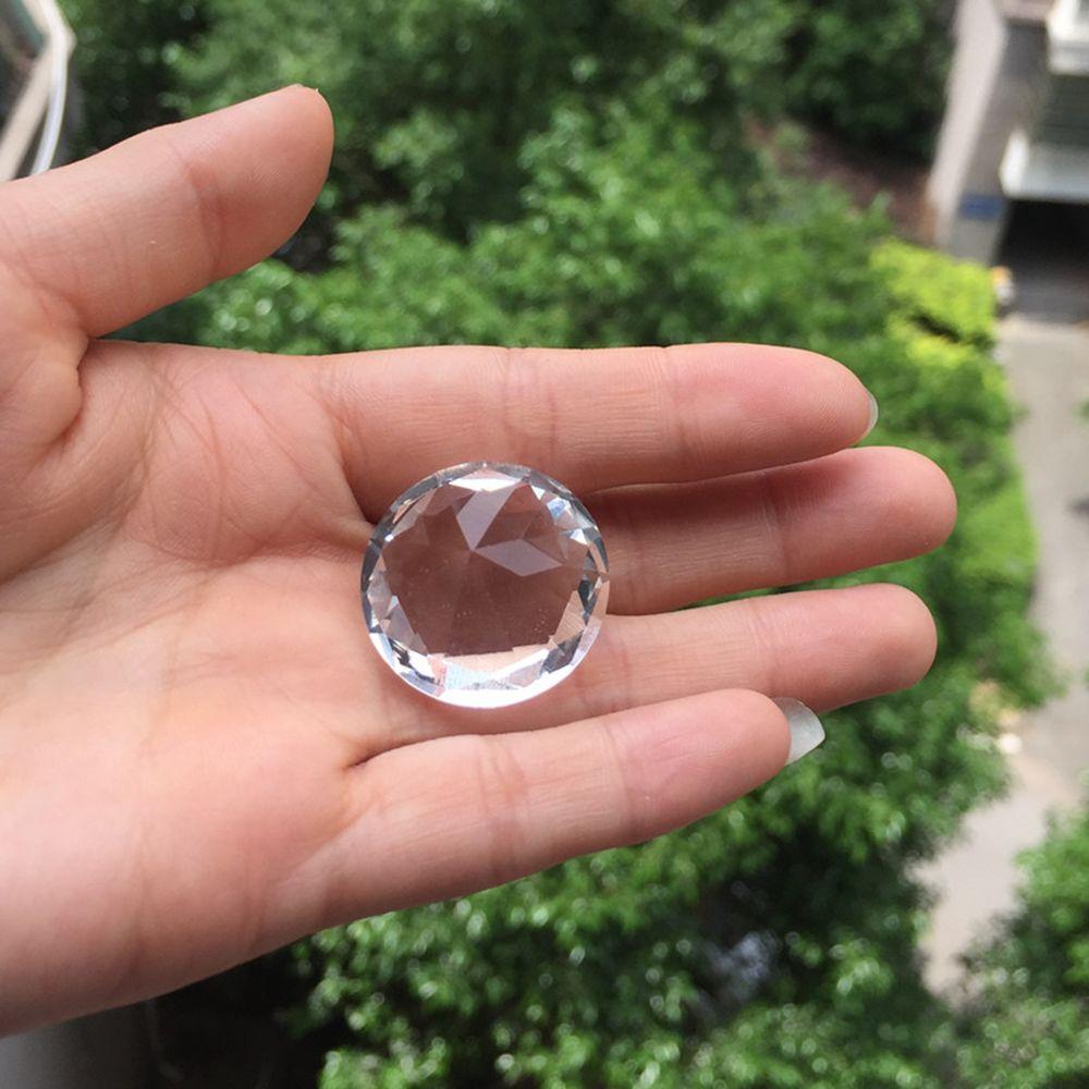 Design 40mm Crafts New Style Artificial Cut Glass Paperweight Wedding Jewelry Clear Crystal
