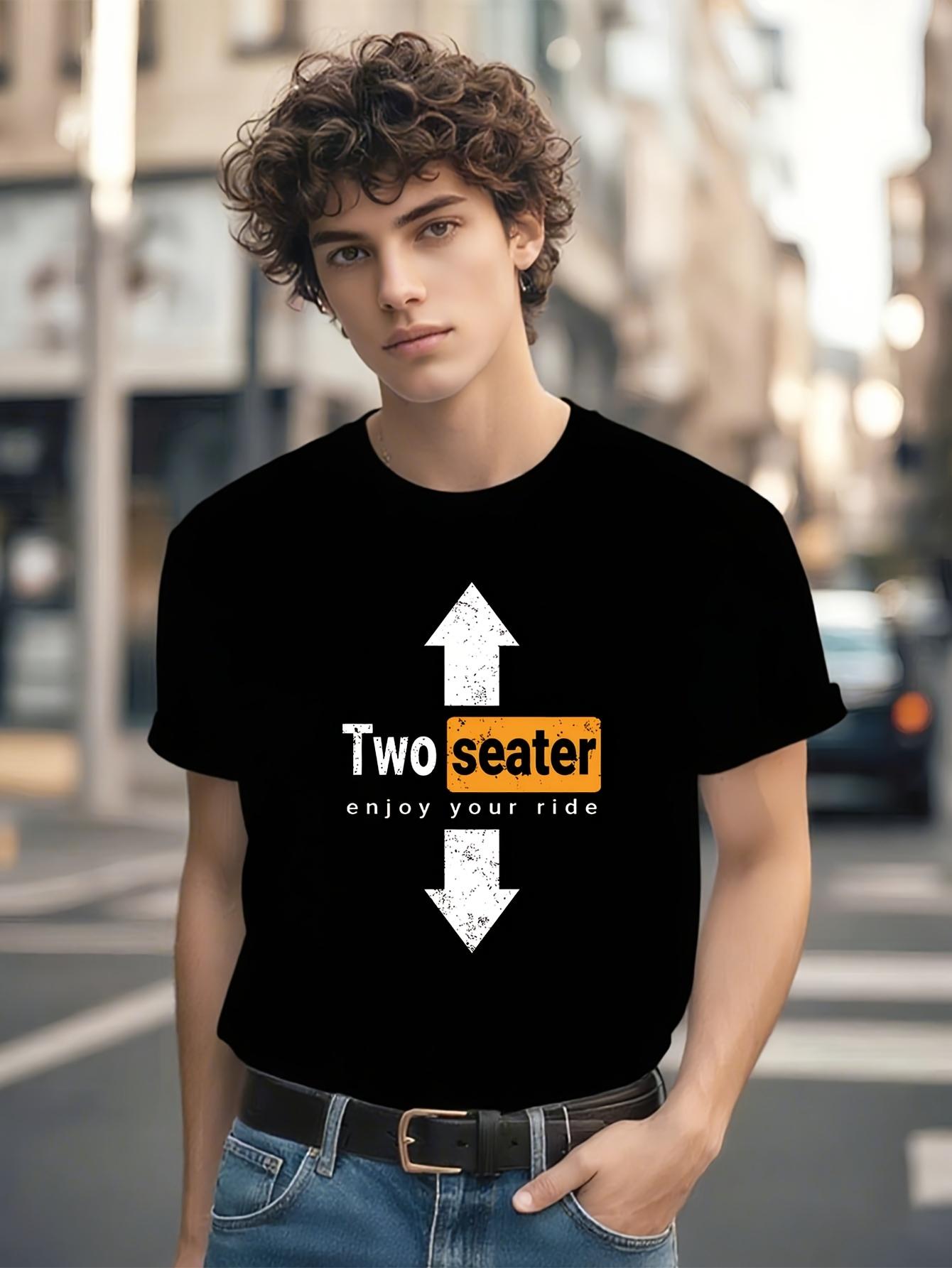 Two Seater Funny Tshirt Funny Adult Humor Dad Joke Tshirt... S