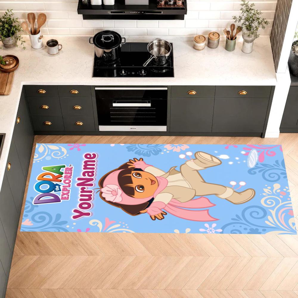 Dora Explorer Customize Your Name Kitchen Rug Runner Rug Laundry Mat Hallway Entryway The Best Gift Choice