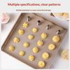2D Icing Piping Tips Stainless Steel Pastry Nozzle Set for Cupcake Cake Decorating Home Baking Bakery Professional Use