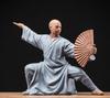 Ceramics Little Monk Decoration Statue Luxurious Home Room Office Character  Ornaments Chinese Specialty Crafts