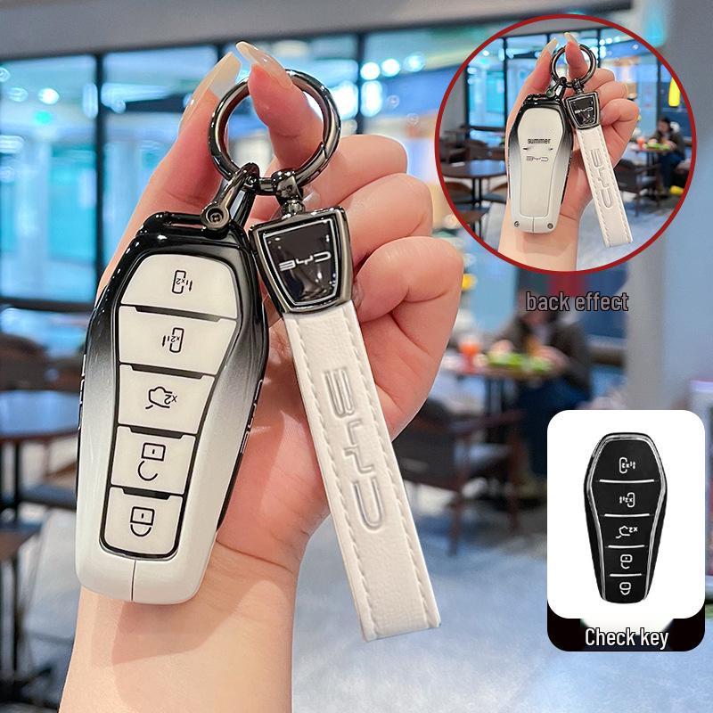 BYD Xia DMI 2025 Business Car Metal Protective Key Case