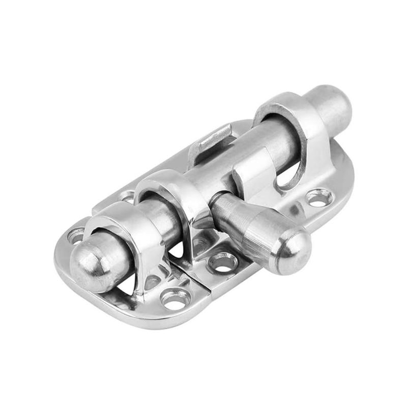 Universal Marine Door Fastener Bolt Latches Steel Construction Hatches Locking Easy Installation for Vessel Applications