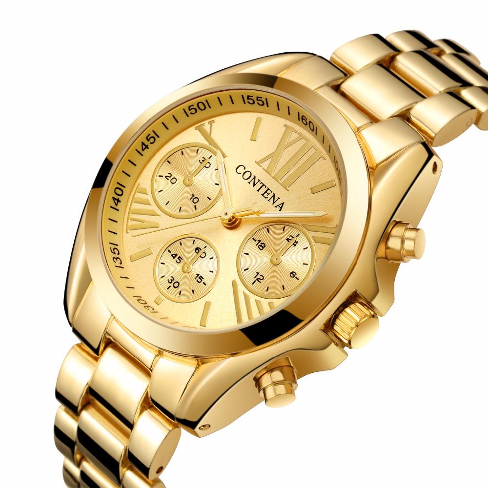 CONTENA New Luxury Top Brand Green Quartz Women's Watch Ladies Fashion Watch Women Wristwatch Female Clock Relogio Feminino