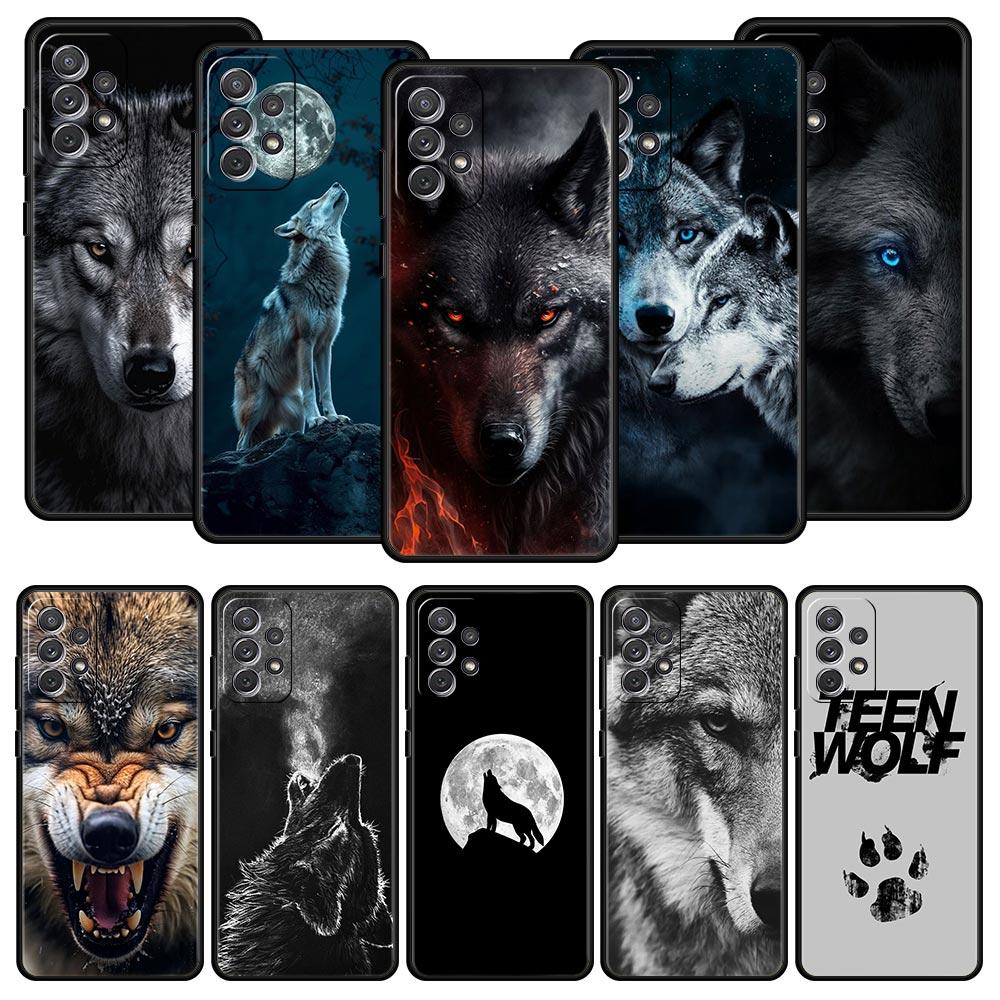 The Wolf Phone Case For Samsung Galaxy A55 A53 A51 A35 A33 5G A31 A25 A23 A21s A15 A13 A11 A41 A73 A71 A05 A03s S8 S9 Plus Cover