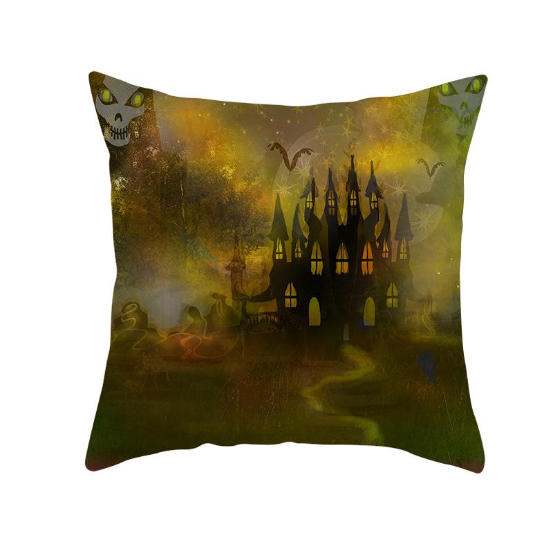 New Peach Skin Halloween Pillowcase Home Wish Home Supplies Cushion Cover Waist Pillowcase