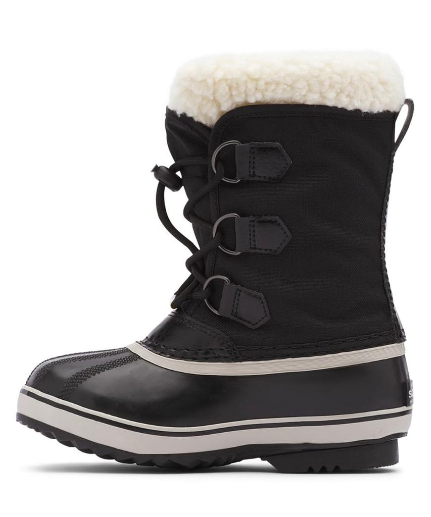 Sorel Ute Pack Nylon Waterproof Size Black Kids' Boots, 24.0cm,