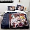 3d Anime Hunter X Hunter Bedding Set Duvet Cover Bed Set Quilt Cover Pillowcase Comforter King Queen Size Boys Adult Bedding Set