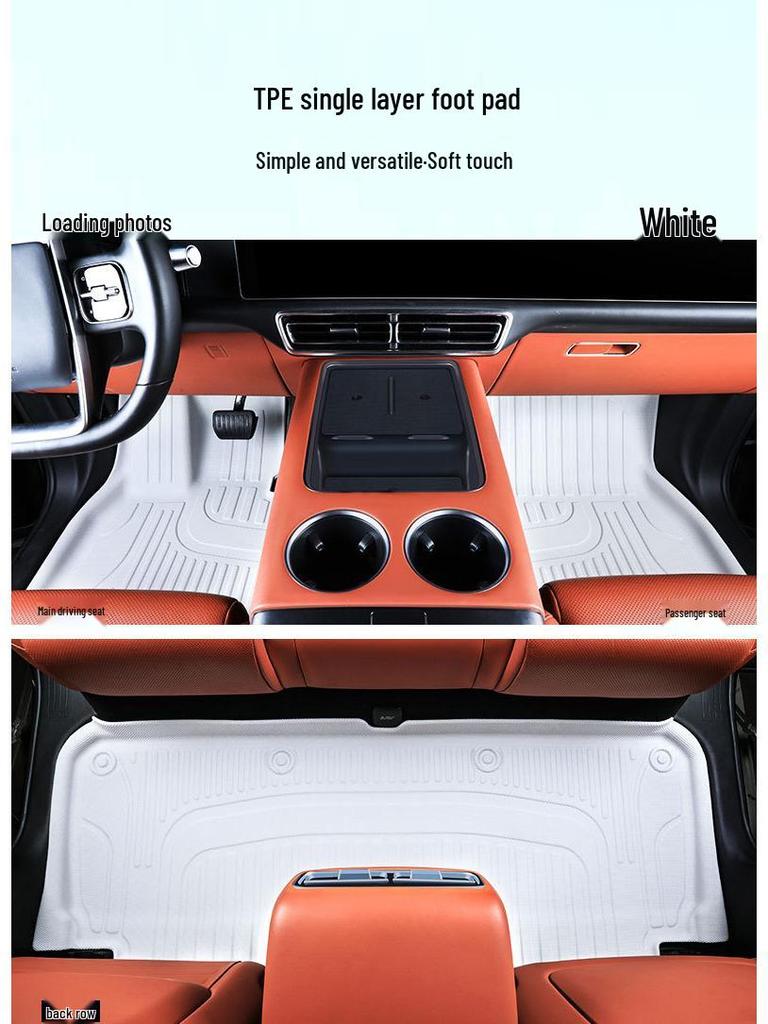 Custom Fit TPE Foot Pads for 25 Car Models, Original Car Color, Double Layer, Full Coverage