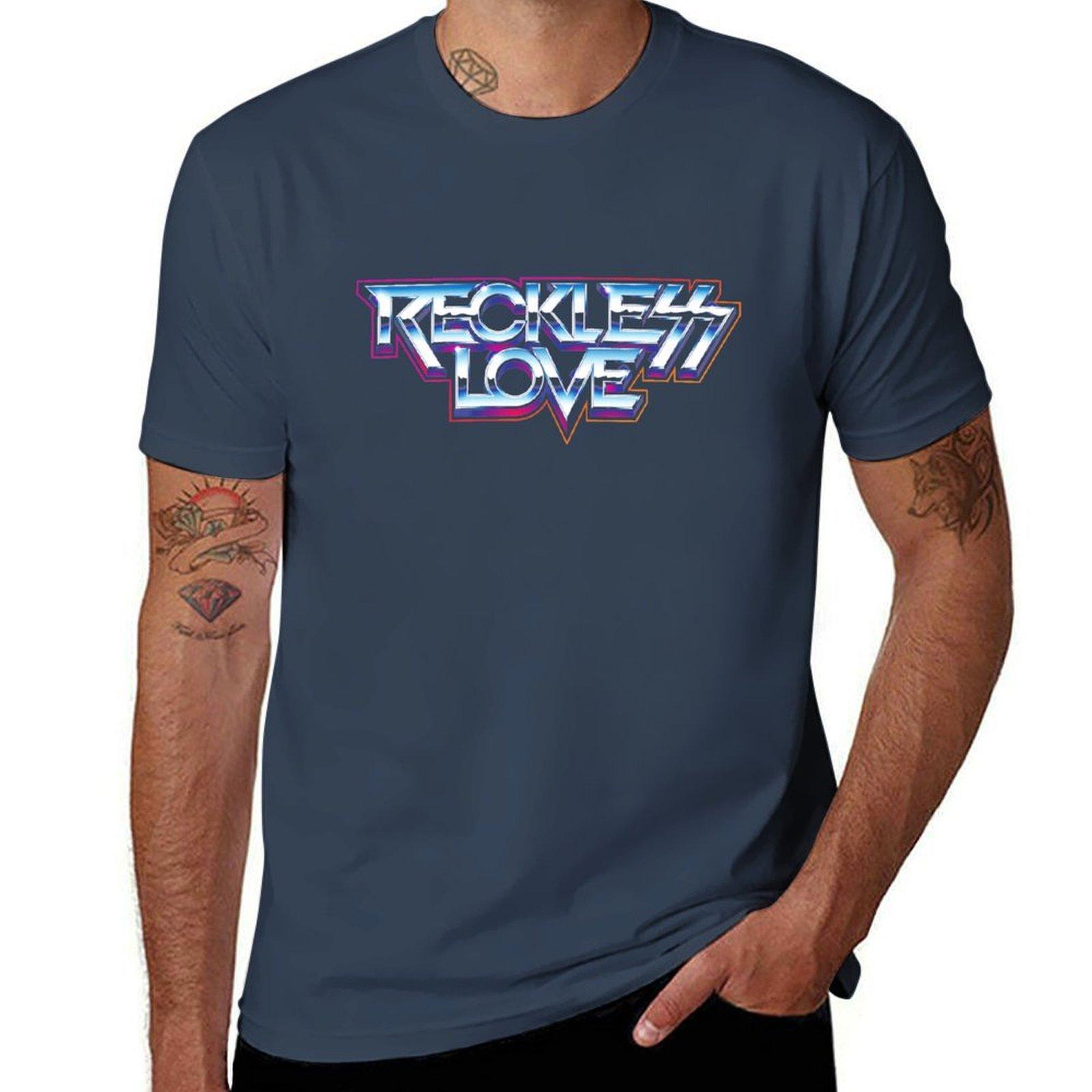 Reckless Rock Halftone Art Tshirt Comfortable Daily Wear Tee S