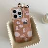 Apple 14promax Leather Cartoon 12/13 Pro Full Screen Cat 15/16 Pro Phone Cases Are Suitable for Women