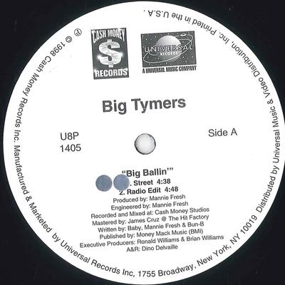 12inch Record BIG TYMERS - Big Ballin U8P1405 UNIVERSAL 1998 US Rap & Hip-Hop/R&B Used
