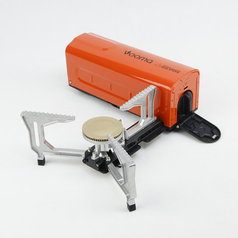 Folding Cassette Stove Portable Foldable Outdoor Camping Gas Stove for Camping Hiking Picnic Backpacking оранжевый