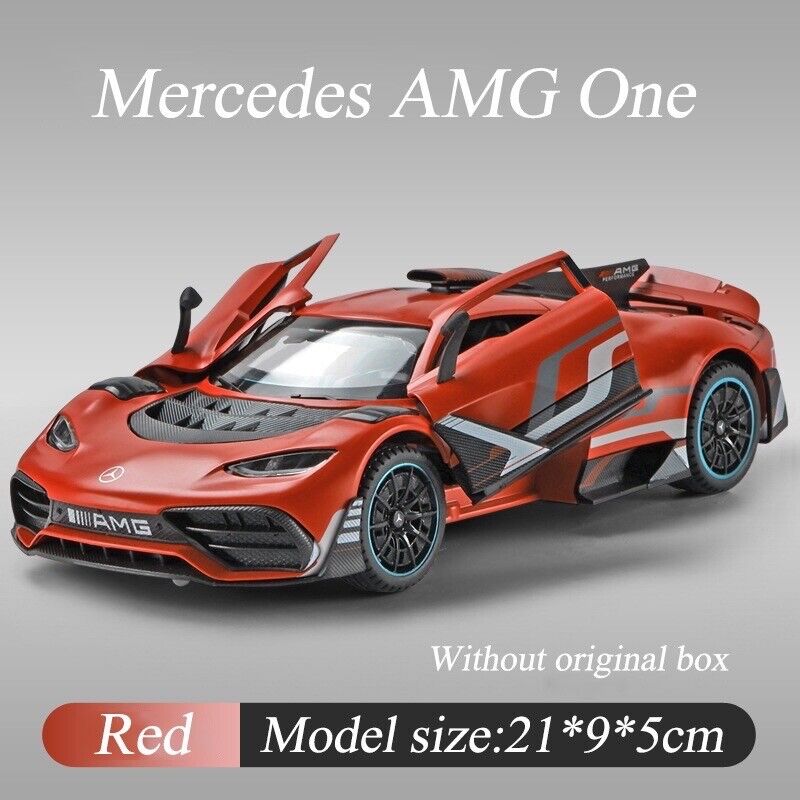 1/24 Scale BENZ AMG ONE Sports Car Models Alloy Diecast Toy Vehicle W/ Sound and Light