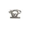 New in 925 Silver Round Ring Adjustable Rings For Women Men Engagement Aesthetic Luxury Jewelry Jewellery