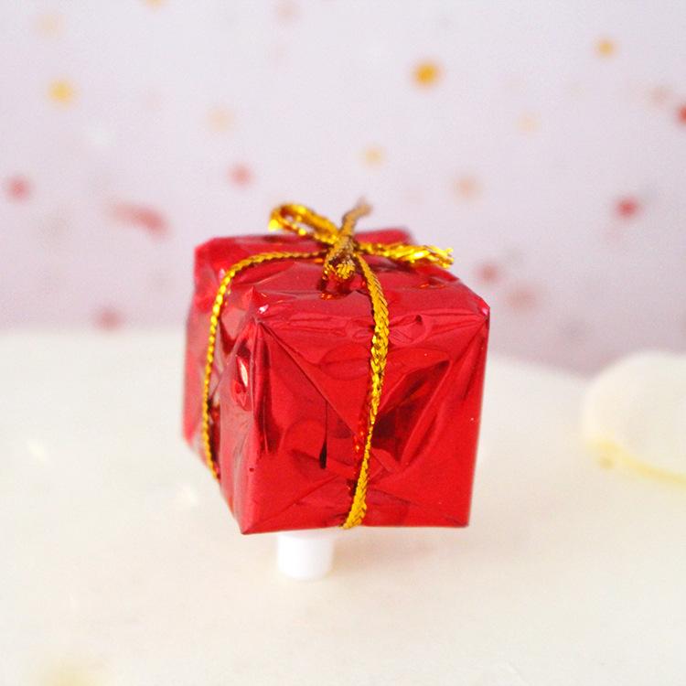 10pcs Christmas Cake Decoration Card Grass Circle Leaves Sika Deer Christmas Tree Gift Package Birthday Baking Dessert Counter Flag