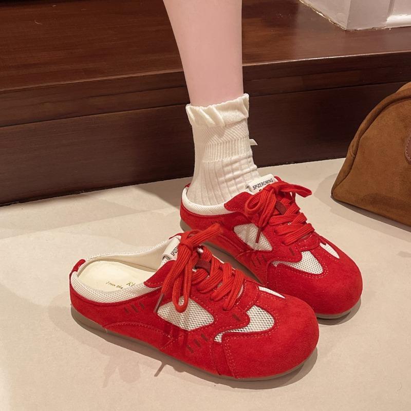 Casual new head retro bag thick bottom yellow slippers women's summer wear sandals super soft and versatile