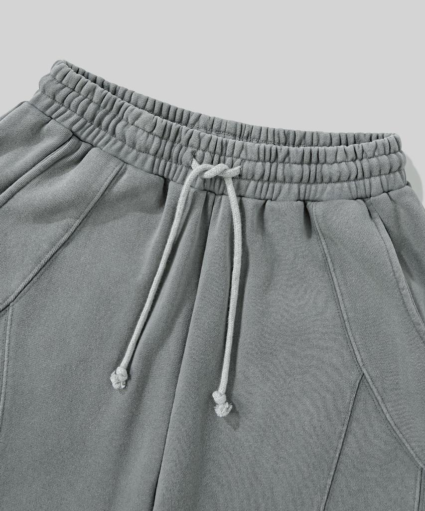 Beodeonteu Multi-Cut Line Pigment Sweatpants [Gray]