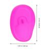 3 Pairs Silicone Ear Protectors for Hair Dye, Soft Reusable Salon Ear Covers for Hair Coloring