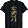 Camo Hip Hop Teddy Bear Cool Rapper Streetwear Graphic T-Shirt Unisex T-Shirt