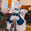 Milky Time Izayoi Sakuya Cosplay Costume, Women's Halloween Maid Short Sleeve Izayoi (M)