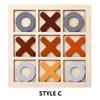 Wooden Tic-Tac-Toe Educational Game for Kids - Enhance Logical Thinking and Enjoy Entertaining Battles
