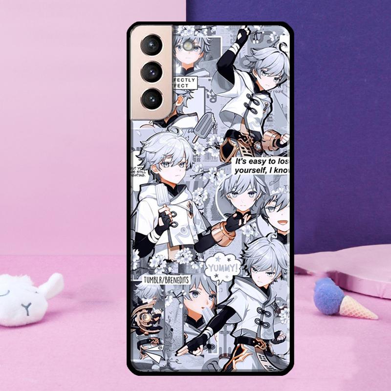 

Chongyun Genshin Impact Phone Case For Samsung Galaxy S25 Ultra S24 Ultra S9 S10 S20 S21 S22 Plus S23 S24 FE Cover Galaxy S9 Plus