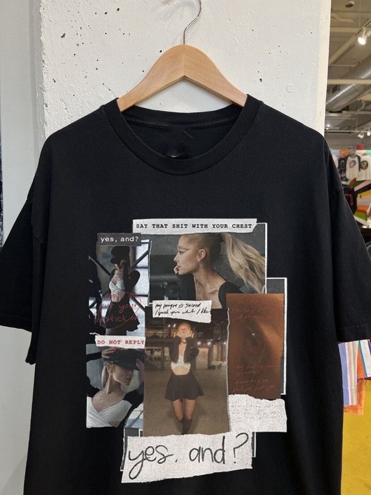 Unisex Shirt Cotton Oversize Large Size Do Not Reply Ariana Grande Yes And T Shirt Full Size S5XL