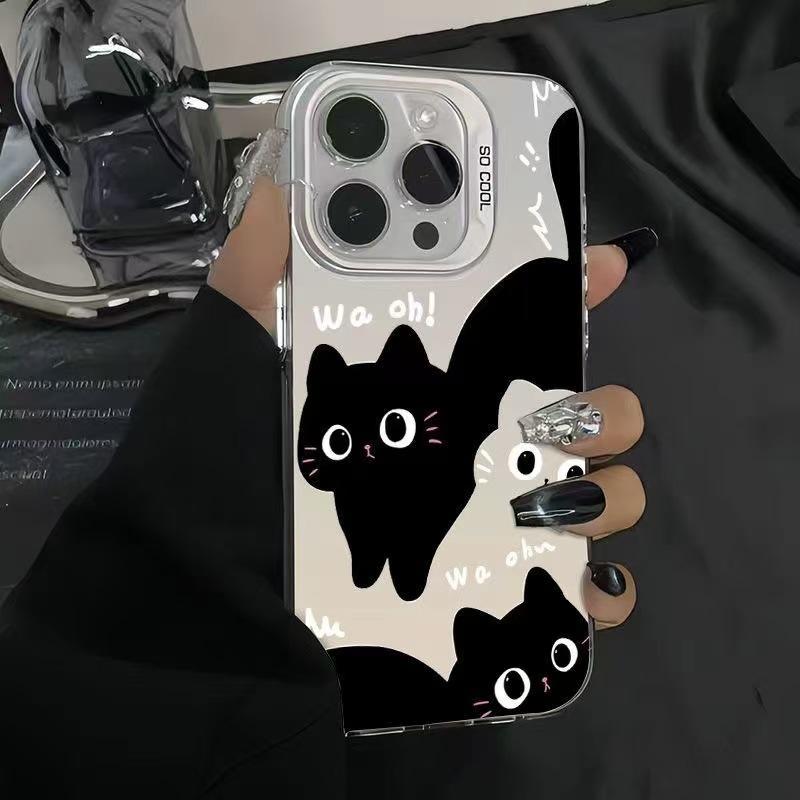 The New Trendy Cat Is Suitable for Iphone17 Mobile Phone Case Apple 15promax/14 Anti-drop 13pro12/16.