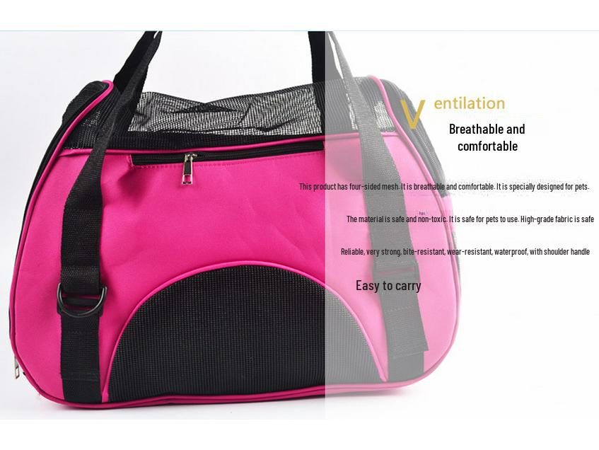 Breathable Mesh Pet Backpack for Travel