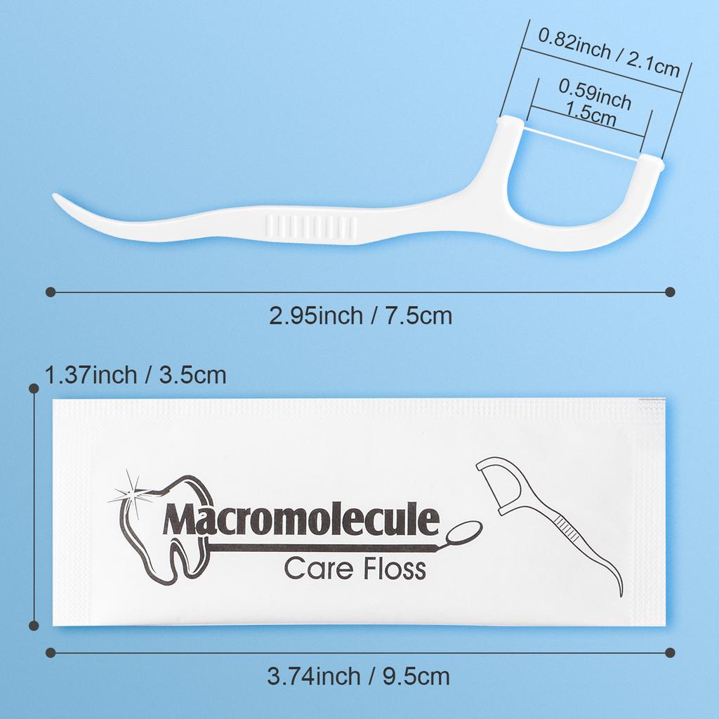 750/500/250/10 BUC - Scobitori dentare convenabile, fiecare ambalată individual, ușor de transportat în timpul călătoriilor, instrument de curățare pentru