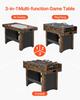137.1cm Air Hockey Table 3-in-1 Air Powered Combo Table Foosball Ping Pong