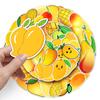 50-Piece Waterproof Mango Cartoon Fruit Stickers for DIY Laptop and Journal Decoration