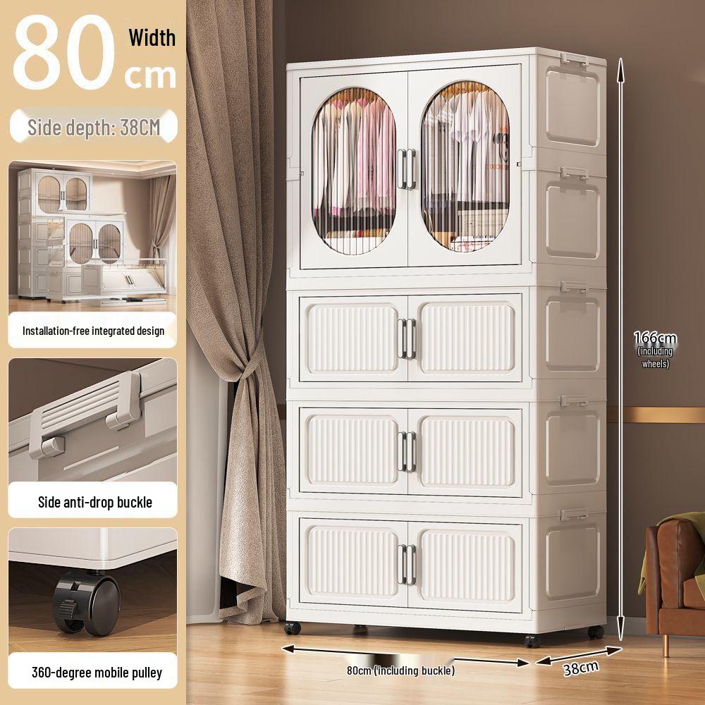 Foldable Plastic Wardrobe & Organizer for Baby and Children's Clothes