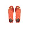 Puma Future Z 1.4 Round Toe Lace-Up MG (Rubber Short Studs) Artificial Turf Fabric Soccer Shoes Men soccer shoes Orange Yellow 106991-03