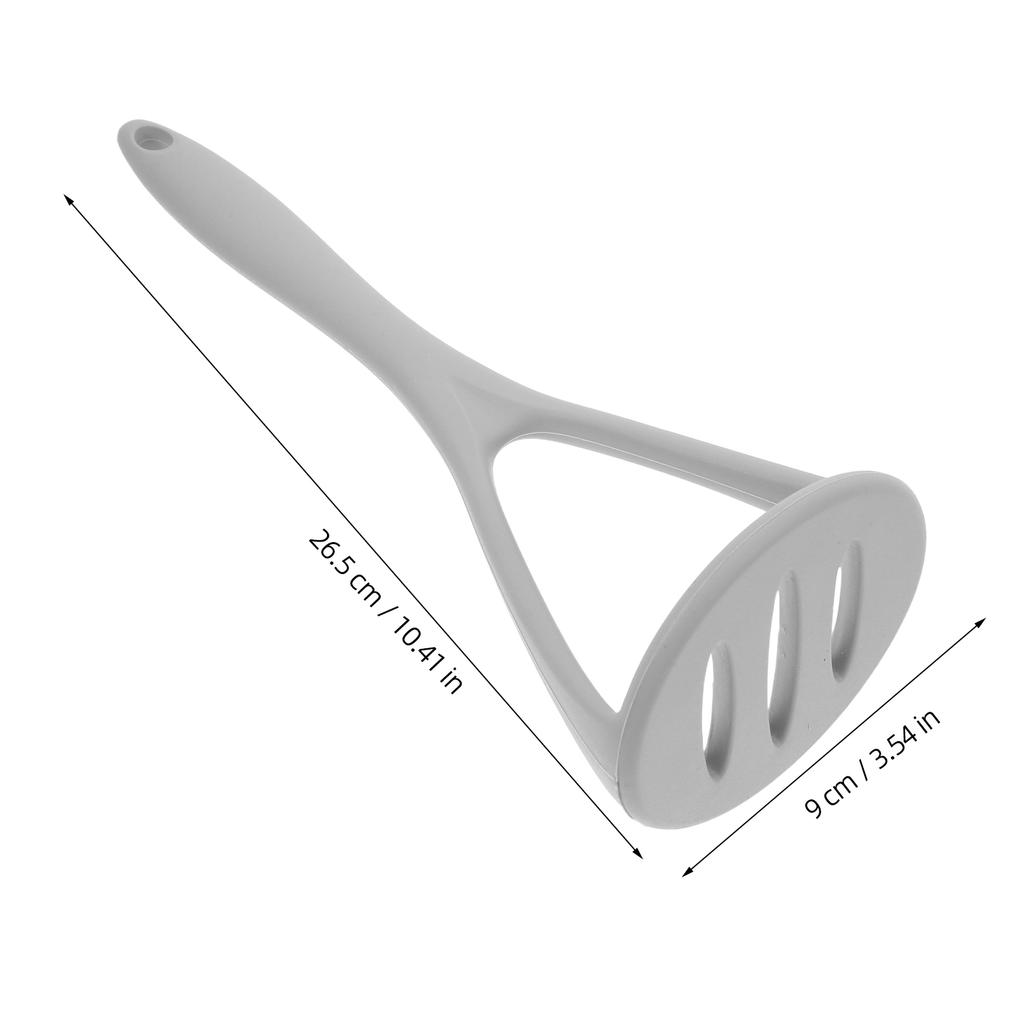 Silicone Potato Masher Red Food Grade Safe Vegetable Fruit Ricer Crusher Kitchen Tool for Puree Cooking