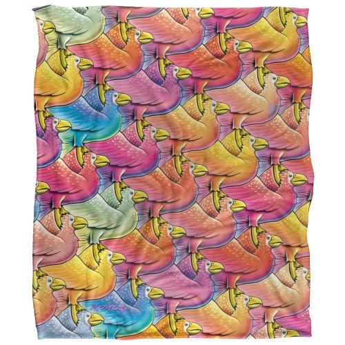 Royce McClure Schwarm Vögel Seidige Superweiche Decke