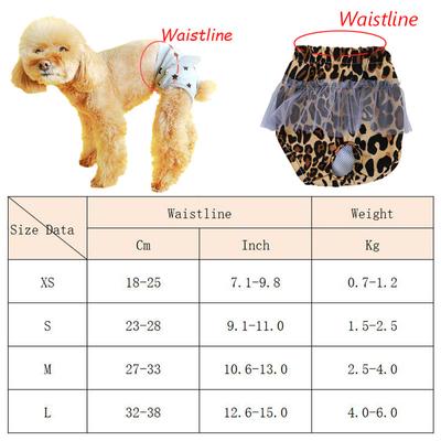 Girl Pet Physiological Pants Diapers Pads for Dogs Briefs for Estrus Dog Underwear Underpants Chihuahua Poodle Panties Shorts