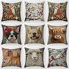 Bohemian Elephant Embroidered Pillowcase Vintage Sofa Cushion Cover Decorative Throw Pillow Case For Home And Living Room
