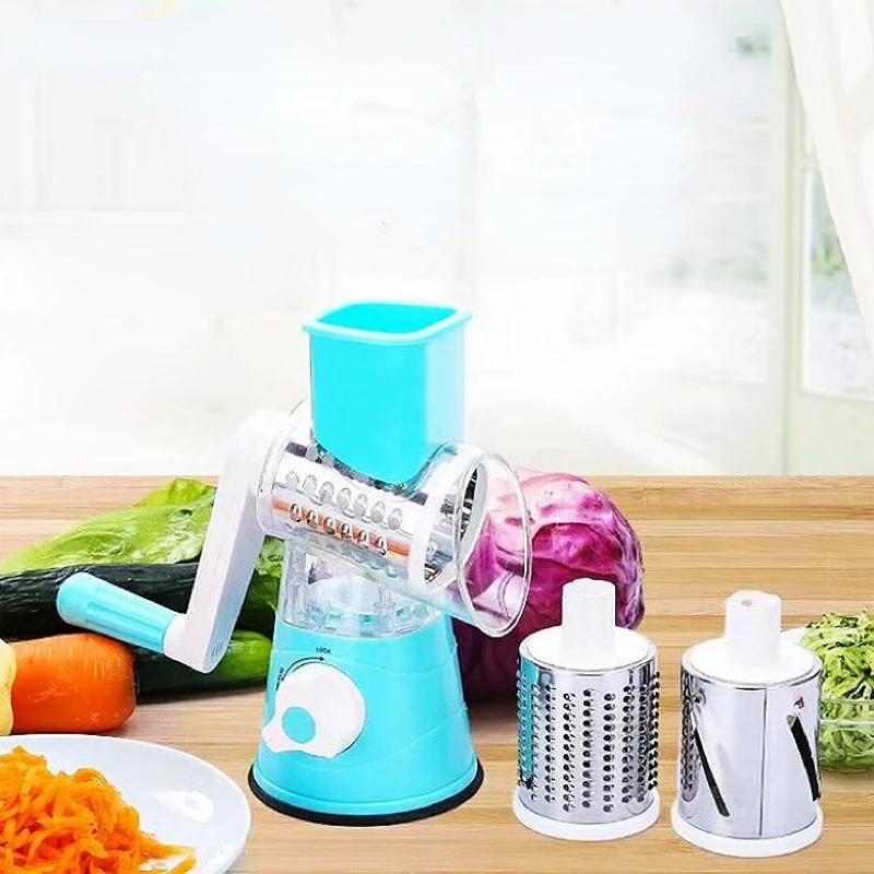 

Spiralizer Vegetables Slicer Cheese Vegetable Grater Shredder Zucchini Noodle Maker Spaghetti Spiralizer синий
