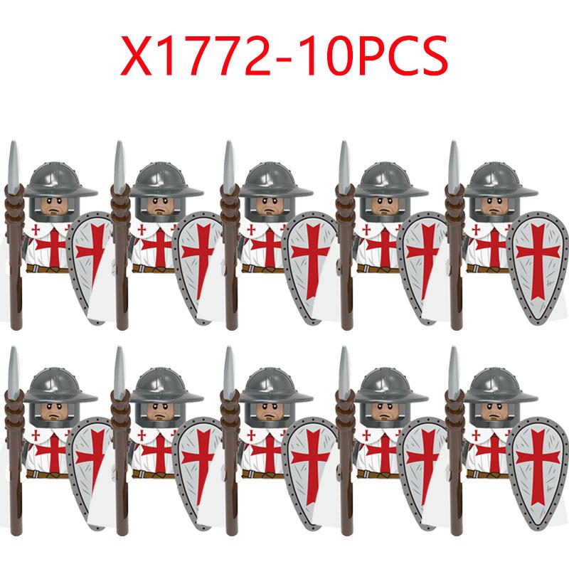 

Военные строительные блоки Фигурки солдат Подарки Игрушки Оружие Средневековый госпиталь Львиное сердце Тевтонский рыцарь Наполеоновские войны Серия