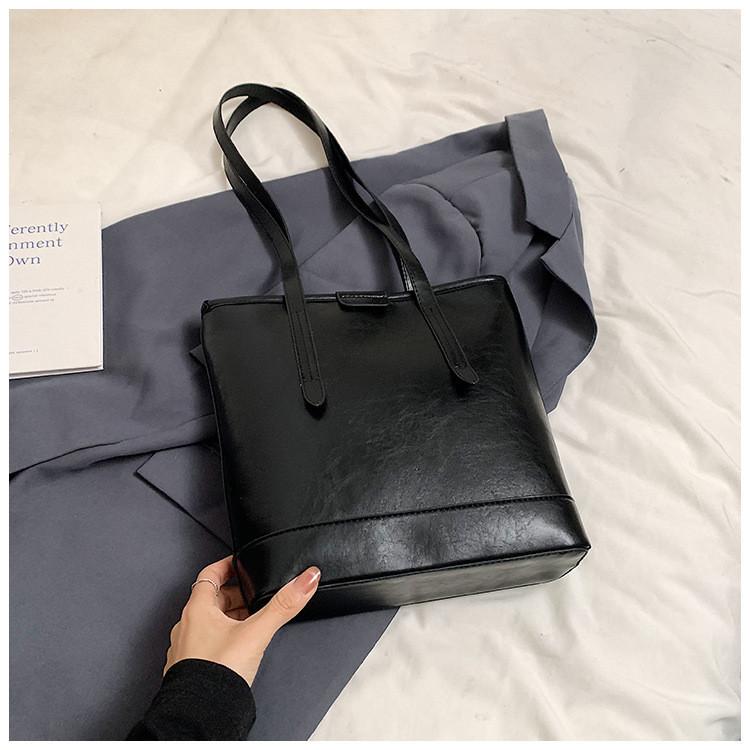 Ielgy Fashion Casual Tote Bag Work Commuter Large Capacity All-Match Shoulder Bag