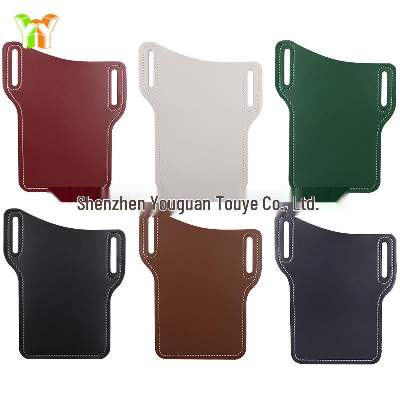 PU Leather Waist-Hanging Phone Pouch - Portable Belt Tool Storage Case