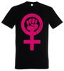 Feminism Symbol Herren T-Shirt Shirt Zeichen Faust Feminismus Venus Emanzipation