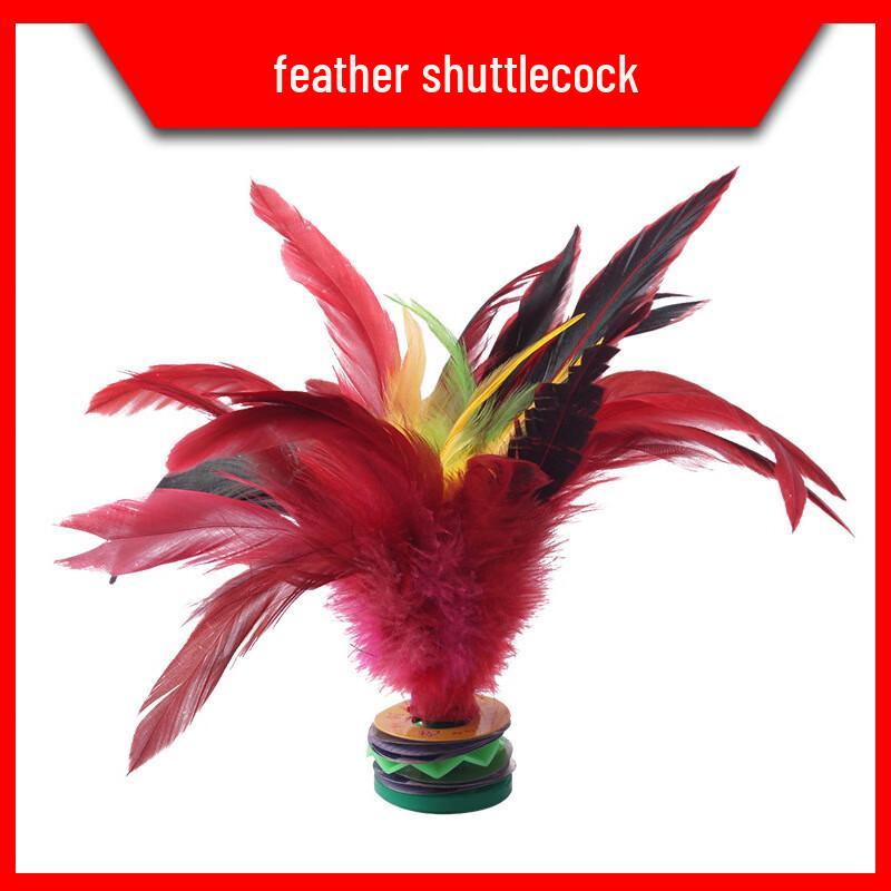 Colorful Feather Jianzi Shuttlecock Pack