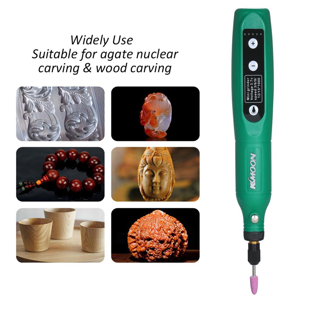 5-Speed Speed Speed Adjustment Mini Electric Grinder Tool Set USB Charging Grinding Machine for