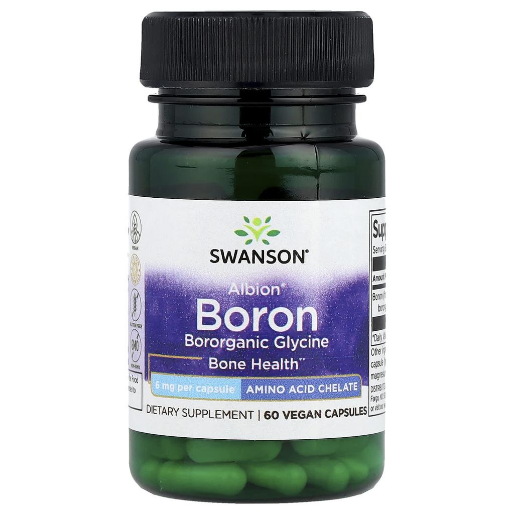 Albion® Boron, 6Mg, 60 Veggie Caps